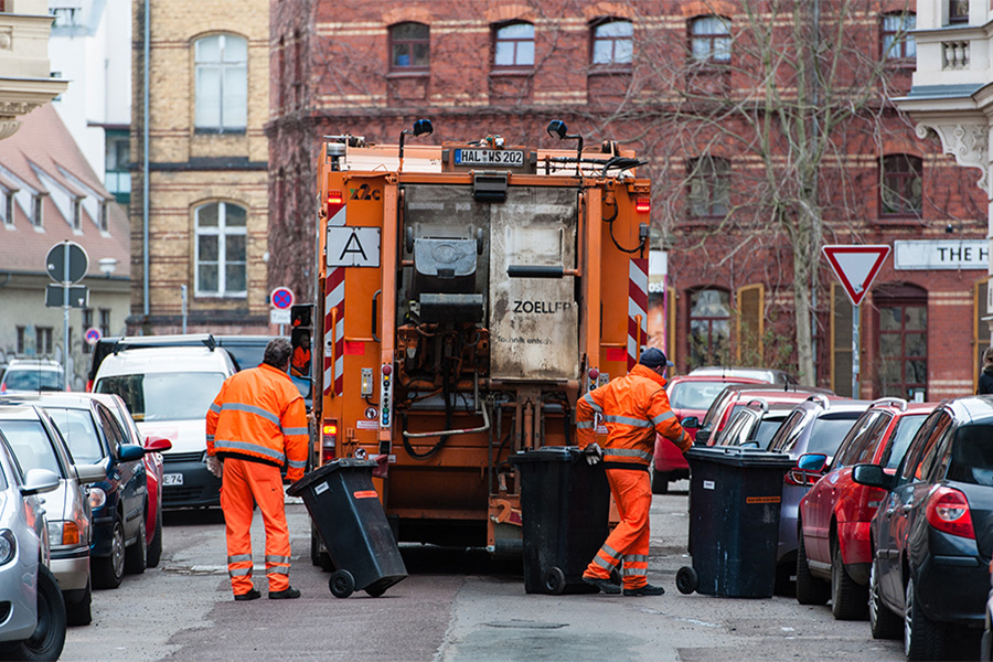Abfallentsorgung der Halleschen Wasser und Stadtwirtschaft GmbH