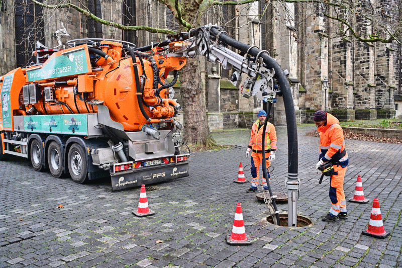 Hochdruck-Spülfahrzeug 