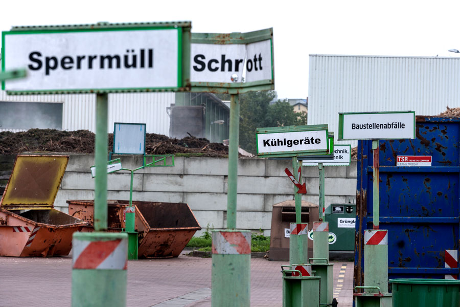 Wertstoffmärkte Äußere Radeweller Straße und Schieferstraße geschlossen 