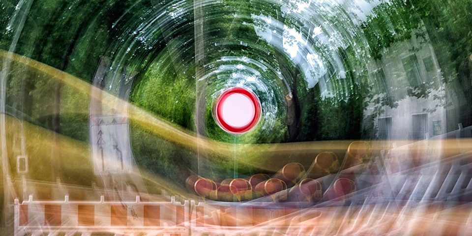 Durchfahrt verboten Schild.