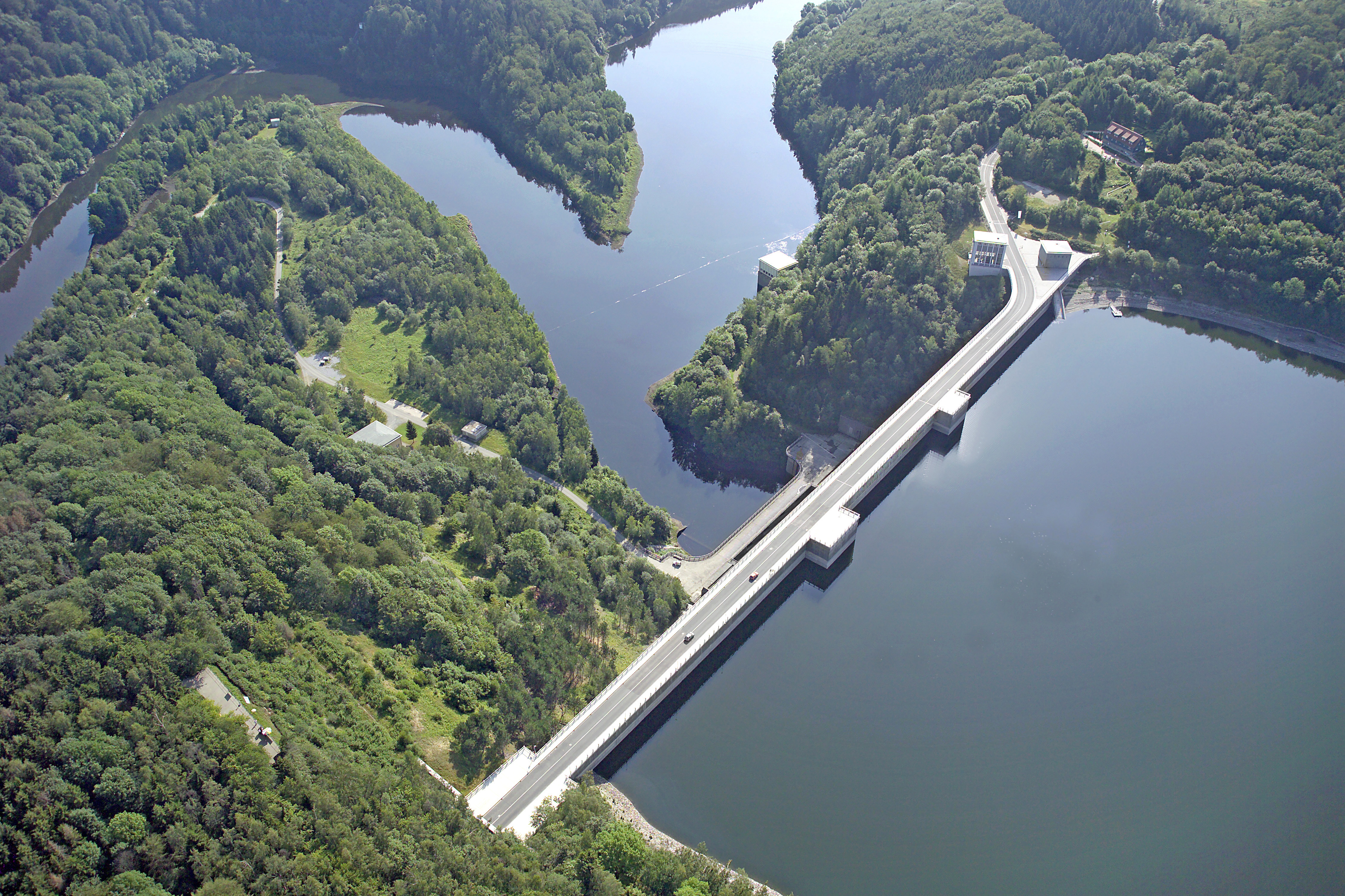 Unser Trinkwasser. Bild der Rappbodetalsperre.