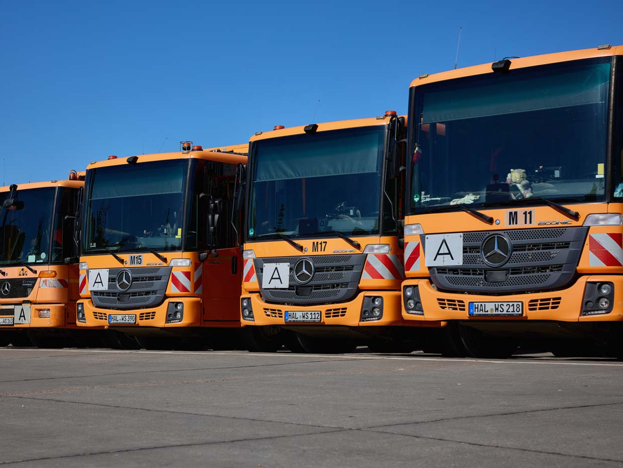 Entsorgungsfahrzeuge.