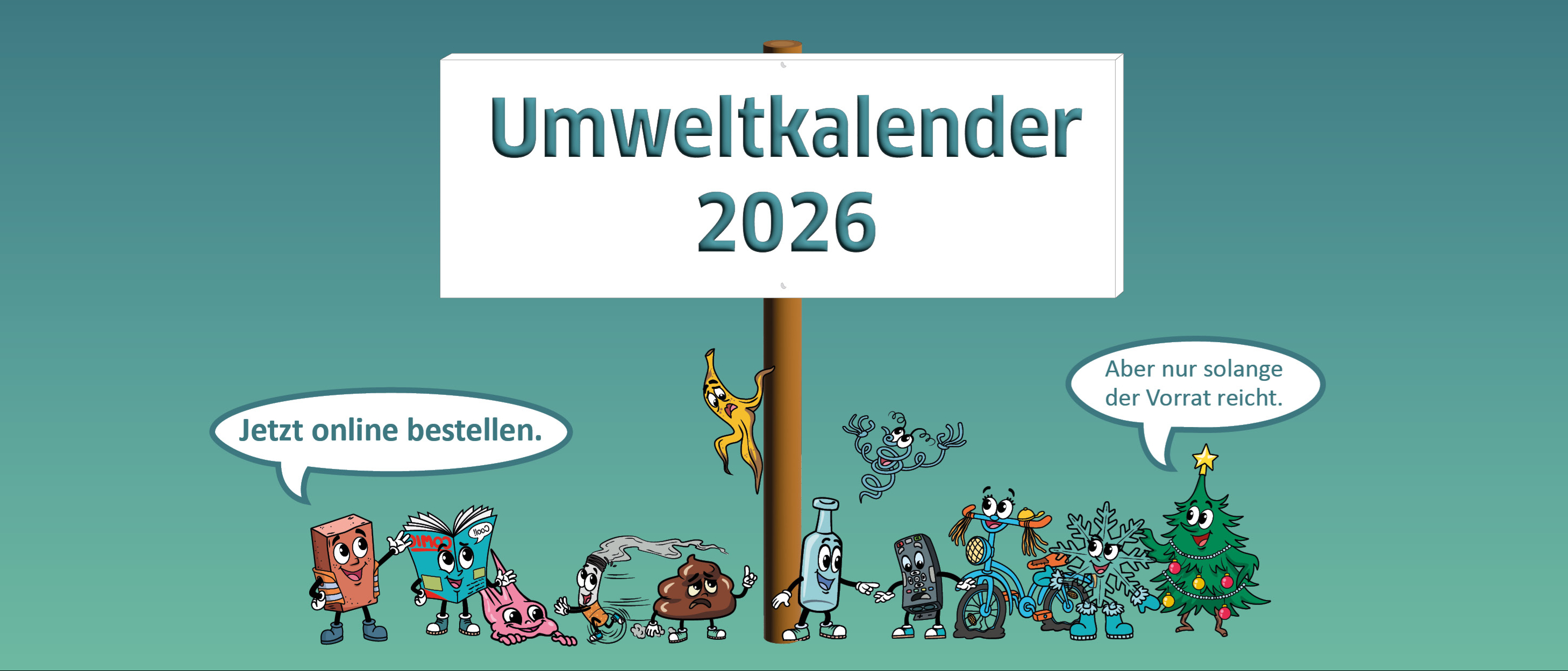 Der Umweltkalender ist da.